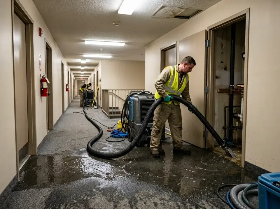 multi-unit-apartment-hallway-f-005 — frequently asked questions, Emergency Burst Pipe Water Extraction & Removal in Stone Mo…